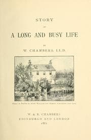 Tapa de Story of a long and busy life