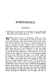 Tapa de Whitehall: Historical and Architectural Notes