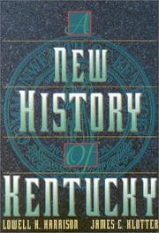 Tapa de A new history of Kentucky