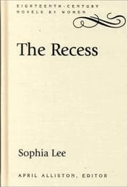 Tapa de The recess, or, A tale of other times