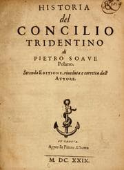 Tapa de Historia del Concilio Tridentino
