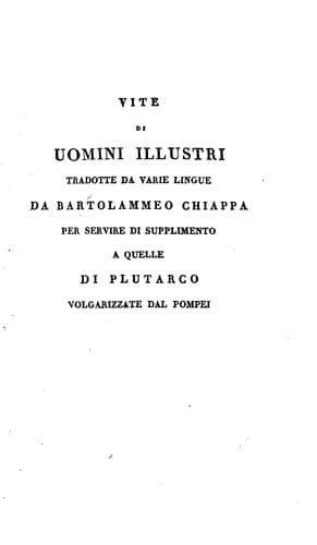 Tapa de Le vite degli uomini illustri