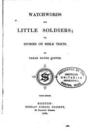 Tapa de Watchwords for Little Soldiers; Or, Stories on Bible Texts