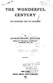Tapa de The Wonderful Century: Its Successes and Its Failures