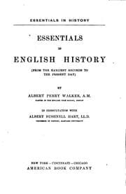 Tapa de Essentials in English History: (from the Earliest Records to the Present Day)