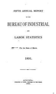 Tapa de Annual report of the Bureau of Industrial and Labor Statistics for the State ...