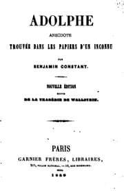 Tapa de Adolphe: anecdote trouvée dans les papiers d'un inconnu