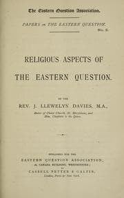 Tapa de Religious aspects of the Eastern question