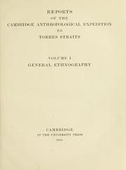 Tapa de Reports of the Cambridge anthropological expedition to Torres Straits