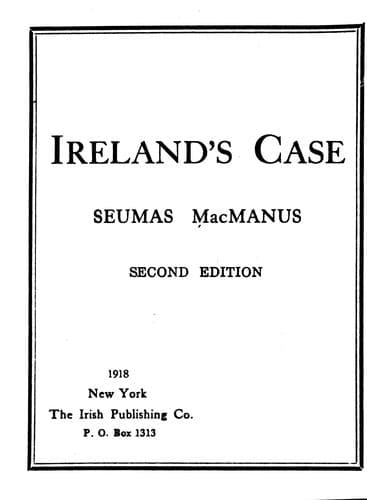 Tapa de Ireland's case