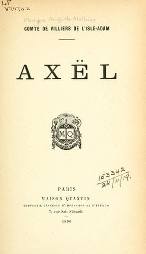 Tapa de Axël