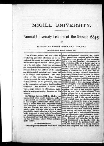 Tapa de McGill University