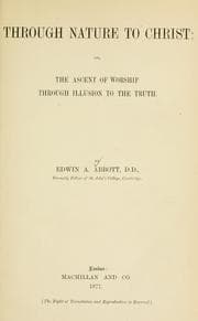Tapa de Through nature to Christ