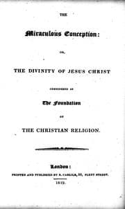 Tapa de The miraculous conception