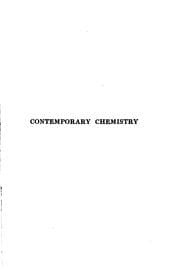 Tapa de Contemporary chemistry