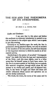 Tapa de The sun and the phenomena of its atmosphere