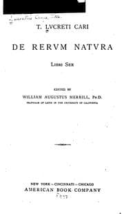 Tapa de De rervm natvra libri sex