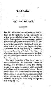 Tapa de The travels of Capts. Lewis & Clarke
