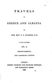 Tapa de Travels in Greece and Albania