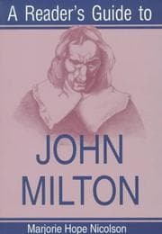 Tapa de A reader's guide to John Milton