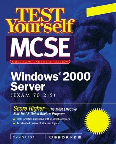 Tapa de Test Yourself MCSE Windows 2000 Server (Exam 70-215)