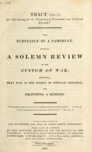 Tapa de The substance of a pamphlet, entitled