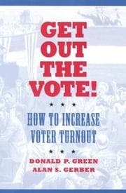 Tapa de Get out the vote!
