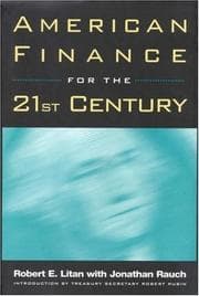 Tapa de American finance for the 21st century