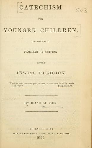 Tapa de Catechism for younger children