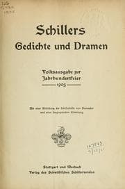Tapa de Gedichte und Dramen
