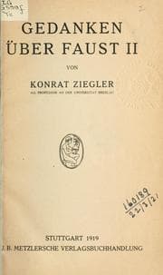 Tapa de Gedanken über Faust II
