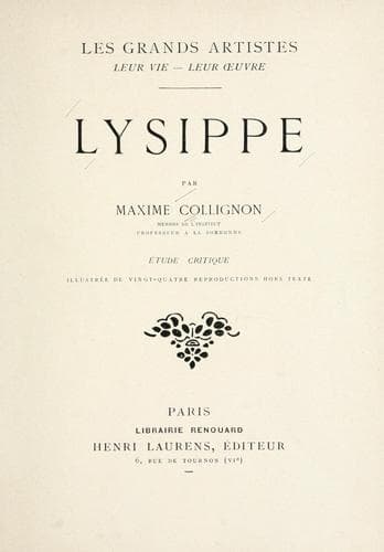 Tapa de Lysippe