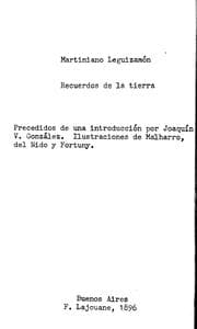 Tapa de Recuerdos de la tierra