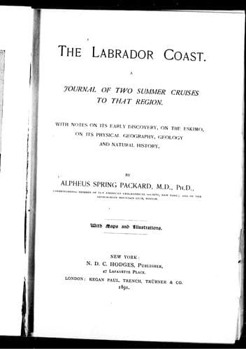 Tapa de The Labrador coast