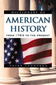 Tapa de Dictionary of American history : from 1763 to the present