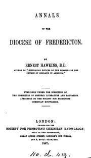 Tapa de Annals of the Diocese of Fredericton