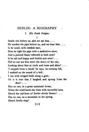 Tapa de The Charnal Rose, Senlin: a Biography: And Other Poems