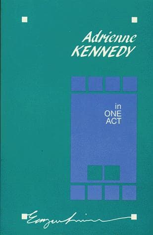 Tapa de Adrienne Kennedy in one act