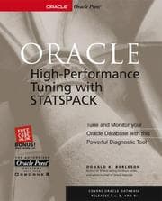 Tapa de Oracle high-performance tuning with STATSPACK