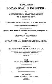 Tapa de Edwards's Botanical Register