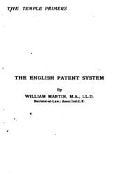 Tapa de The English Patent System