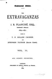 Tapa de The Extravaganzas of J. R. Planché, Esq., (Somerset Herald) 1825-1871