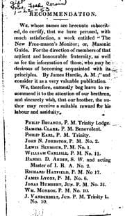 Tapa de The New Free-mason's Monitor, Or, Masonic Guide: For the Direction of Members of that Ancient ..