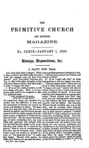 Tapa de The Primitive Church Magazine
