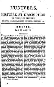 Tapa de L'Univers: histoire et description de tous les peuples ...