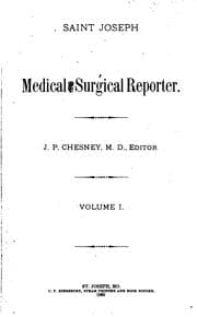 Tapa de The Saint Joseph Medical and Surgical Reporter