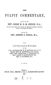 Tapa de The pulpit commentary, ed. by H.D.M. Spence and J.S. Exell. nT=