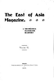 Tapa de The East of Asia Magazine