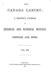 Tapa de Canada Lancet