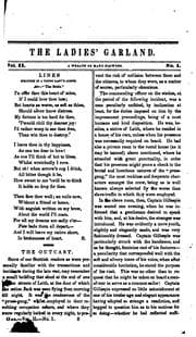 Tapa de The Ladies' Garland: Devoted to Literature, Amusement and Instruction ...